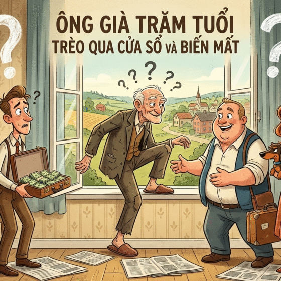 Review sách “Ông già trèo qua cửa sổ vào biến mất”