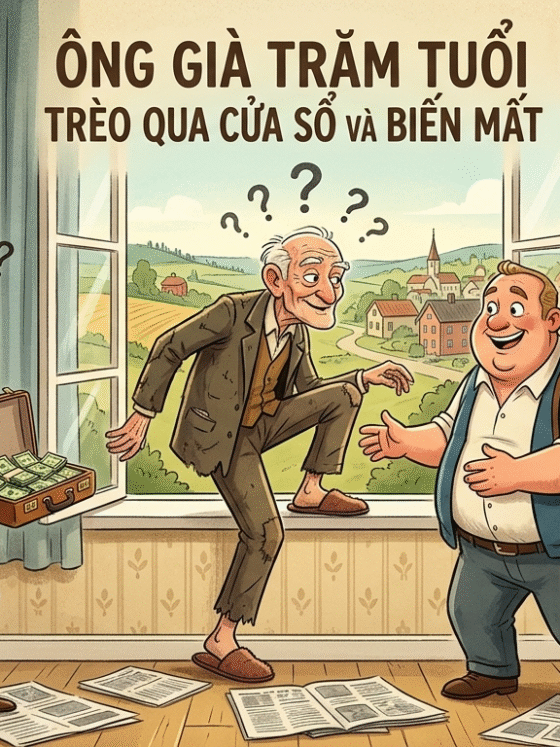 Review sách “Ông già trèo qua cửa sổ vào biến mất”