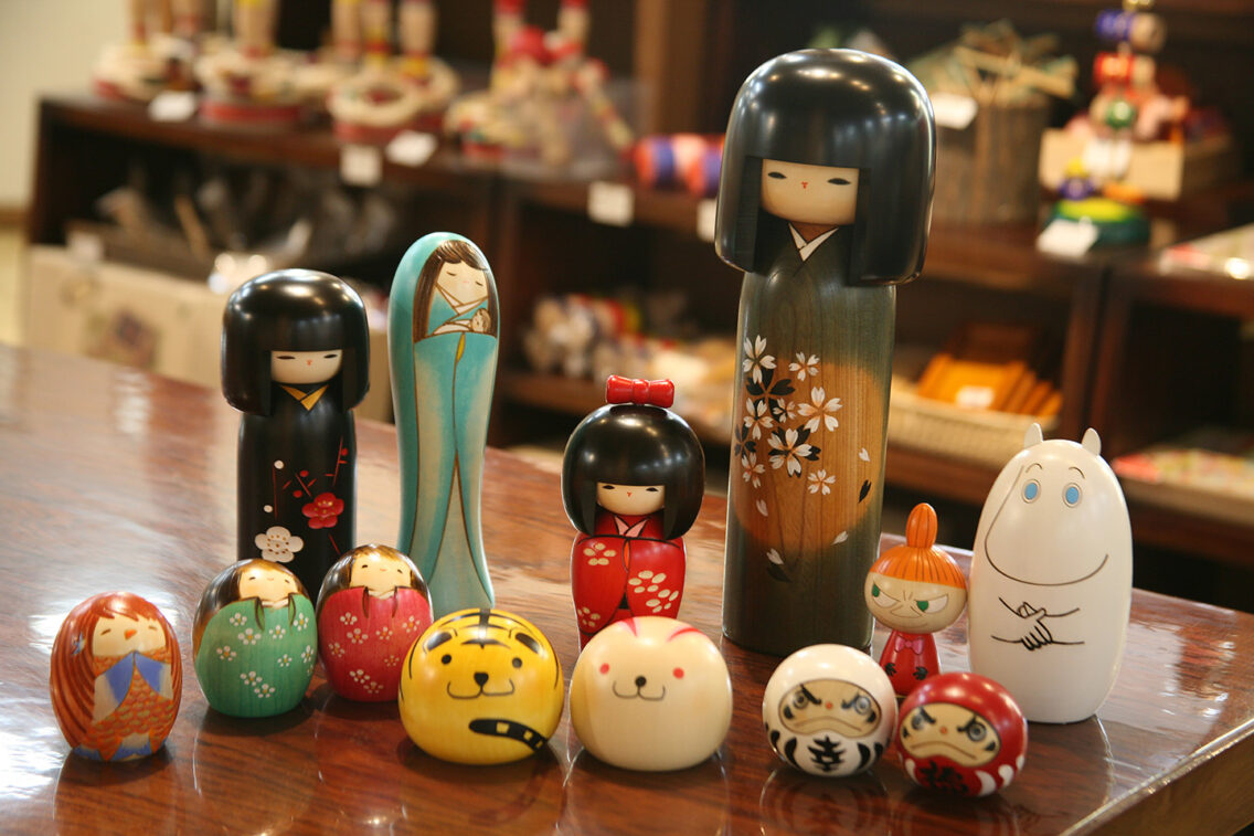 Búp bê Kokeshi – Linh hồn Nhật Bản trong hình dáng tối giản